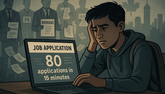 '70–80 applications in 15 mins': Indian graduate in Canada slams offshore Indian applicants on ‘resume spam’ 