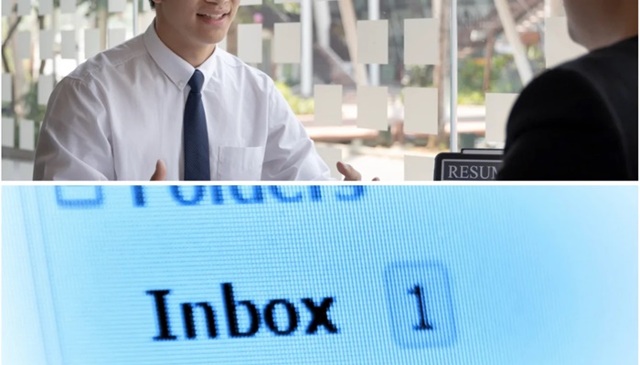 Job applicant accidentally CC'd on email before canceled interview. He responded perfectly.