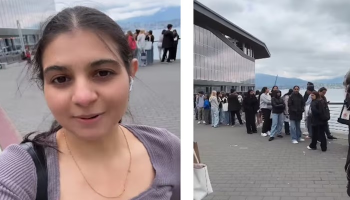 Watch: Indian Woman Shows "Reality Of Canada", Massive Queue For Just 5 Job Positions