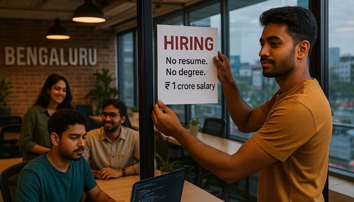 No CV or degree needed: Bengaluru AI startup offers Rs 1 crore job
