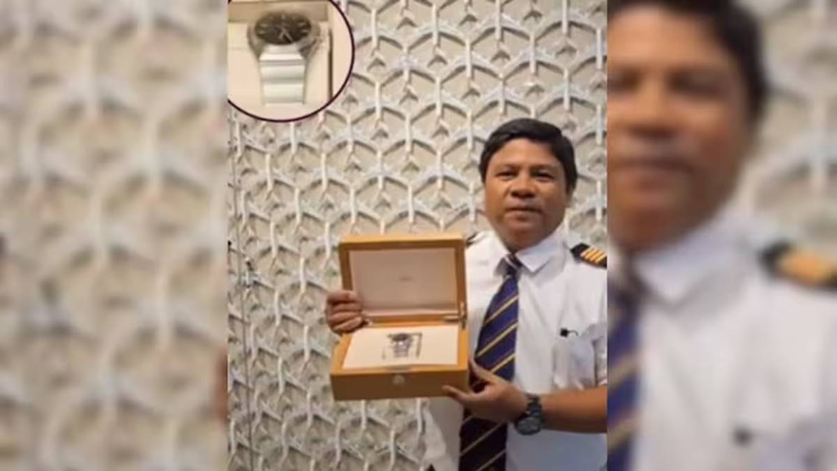 Emirates Employee Gets Omega Watch For 20 Years Of Service, His Reaction Melts Hearts