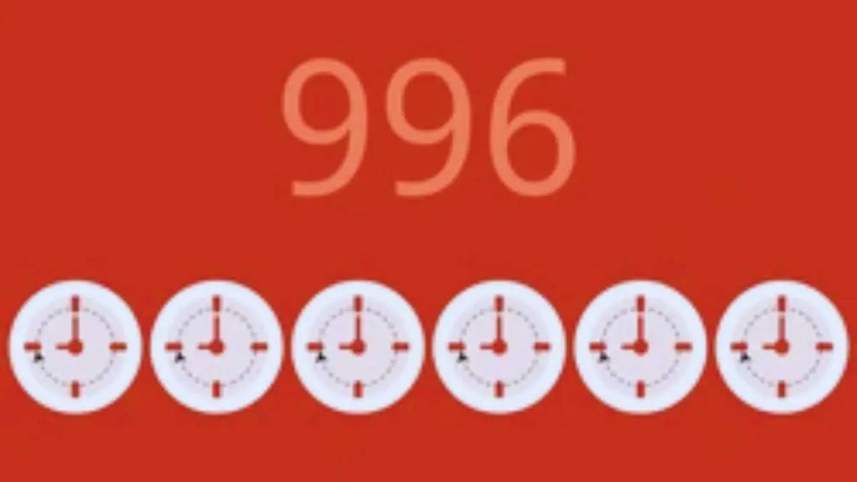 China tries to call time on its ‘996’ culture of long hours