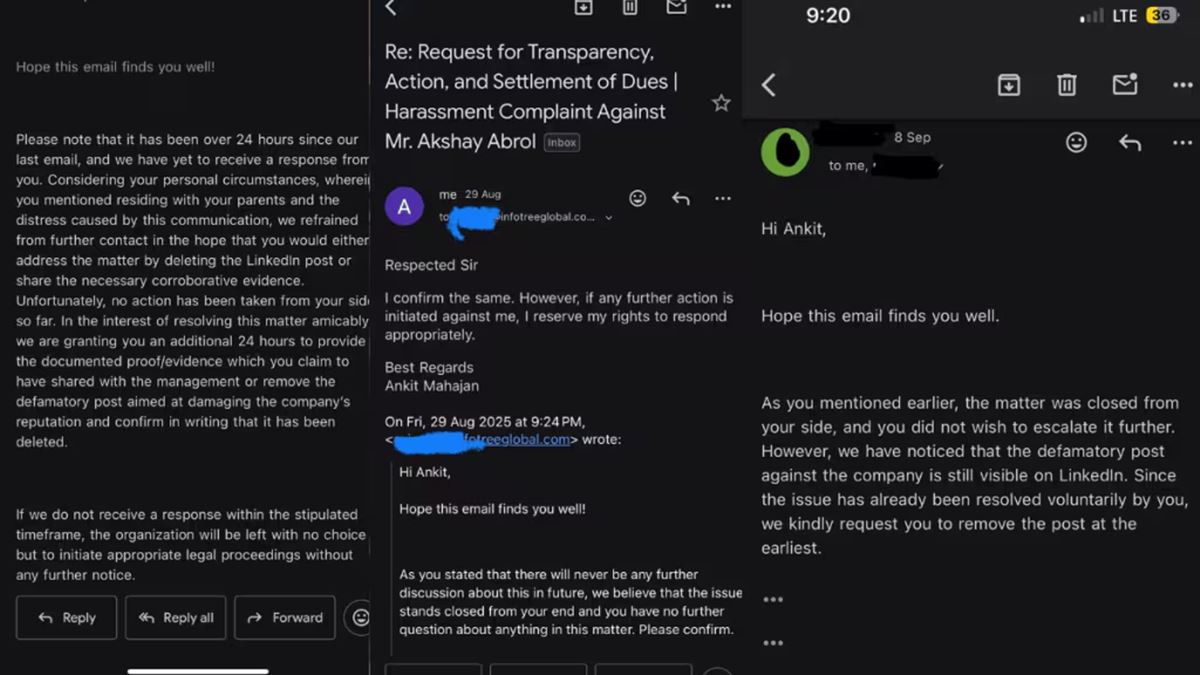 ‘Delete LinkedIn post or face notice’: Employee says ex-company threatened him for calling out ‘unethical practices’