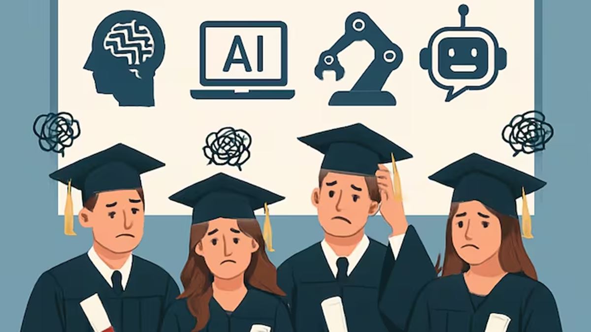 Why are fresh graduates struggling to match AI industry job needs?