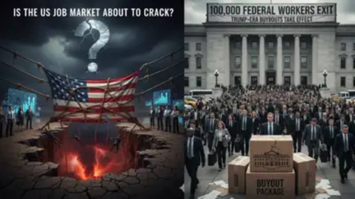 Is the US Job Market About To Crack? 100,000 Federal Workers Exit As Trump-Era Buyouts Take Effect