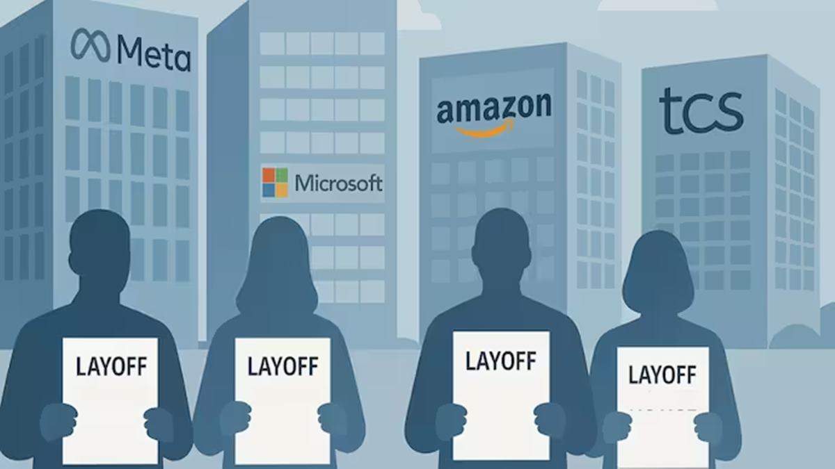 Tech layoffs 2025: Almost 1 lakh affected as Meta, Amazon, TCS and others cut jobs amid AI restructures
