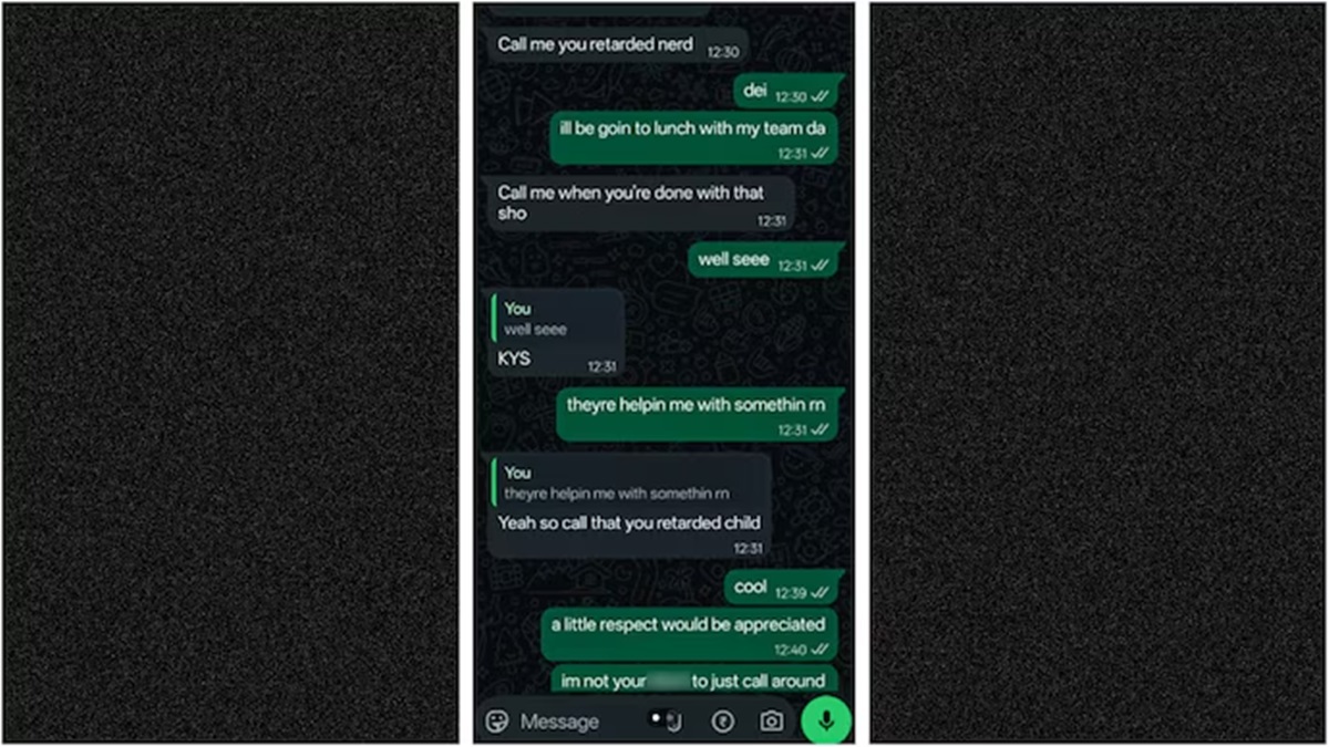 New co-worker calls employee 'retarded nerd' in WhatsApp chat. Reddit post viral