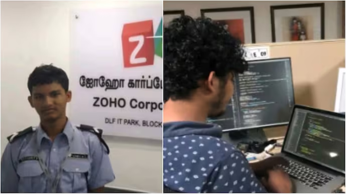 Zoho employee's inspiring journey from security guard to software engineer is viral