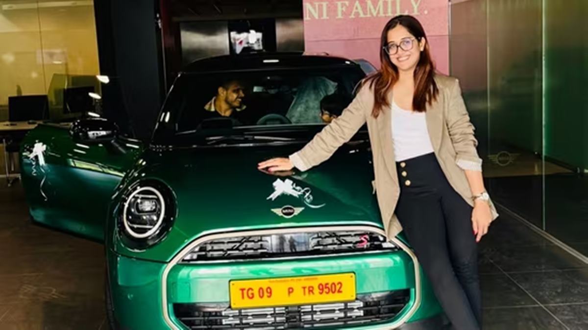 Hyderabad woman buys ₹65 lakh Mini Cooper with tech salary: ‘I work hard at my job’