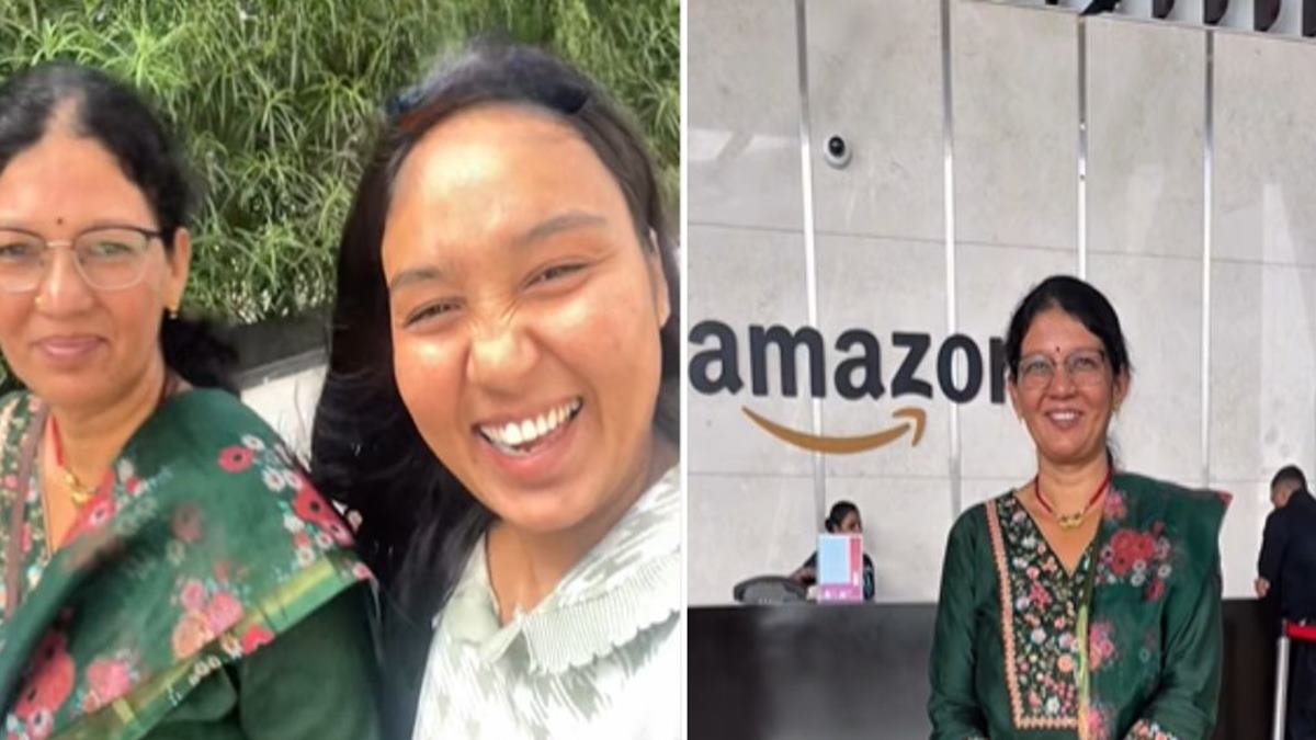 Bengaluru Amazon Employee Gives Mother a Heartwarming Office Tour; Viral Video Wins Millions of Hearts