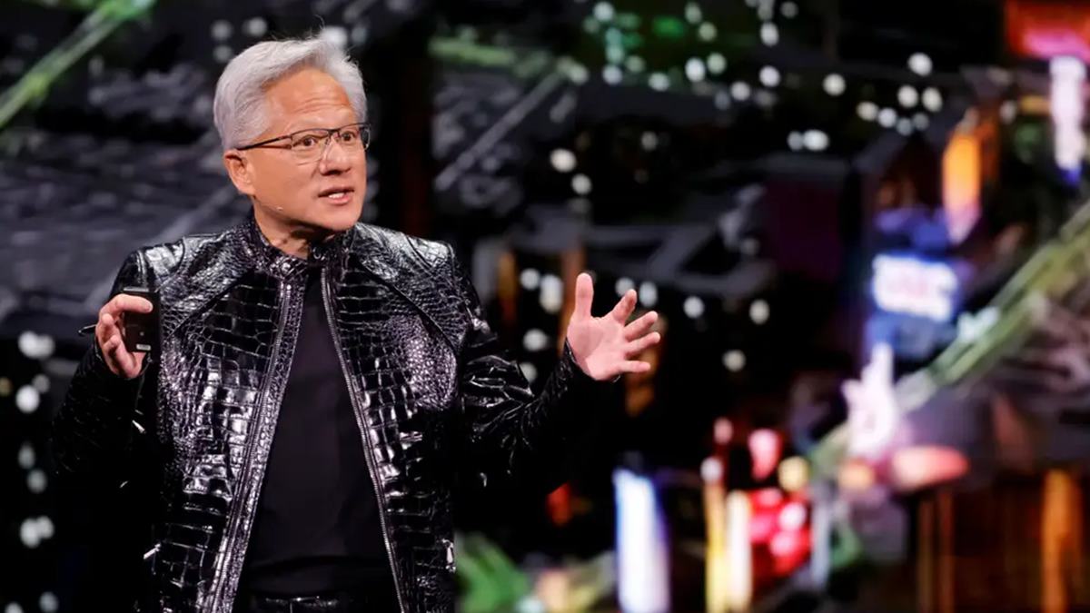 'Task' versus 'purpose': Nvidia CEO Jensen Huang explains why AI won't kill jobs.