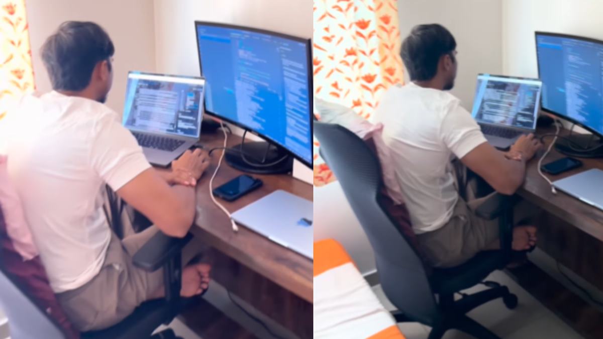 Corporate Employee Takes Leave to Complete Pending Work, Video Goes Viral