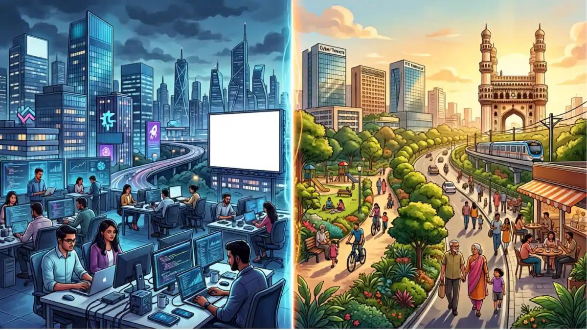 One For Jobs, Other For Life: New Report Attempts To Settle 'Bengaluru vs Hyderabad' Debate