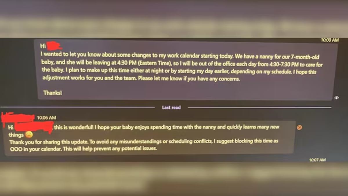 Indian techie requests flexible hours to care for newborn, US manager's reply is viral