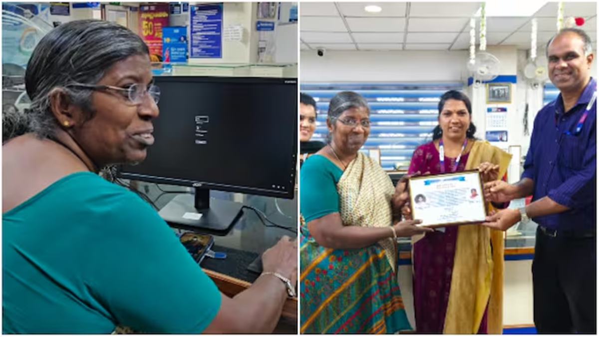 SBI employee's retirement video shows emotional farewell from colleagues at branch
